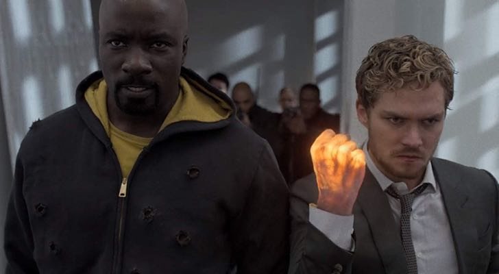 Luke Cage y Iron Fist en 'The Defenders'