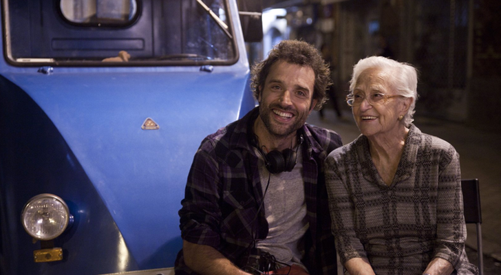 Antonia Guzmán y su nieto Daniel