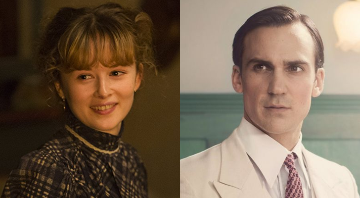 Shannon Tarbet y Henry Lloyd-Hughes