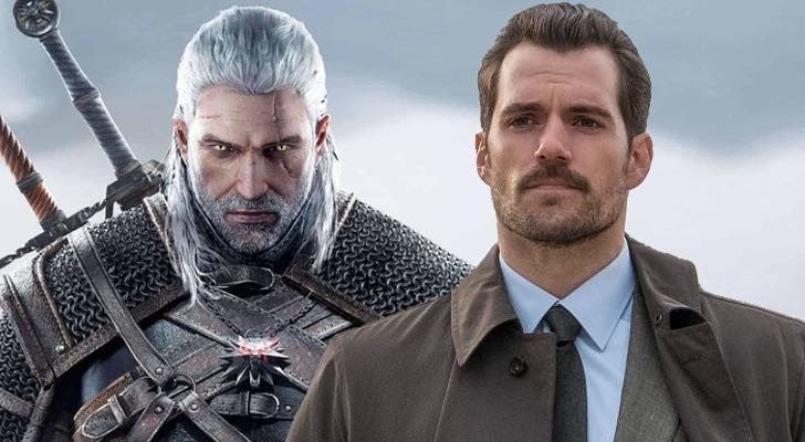 Henry Cavill junto al Geralt de Rivia de los videojuegos