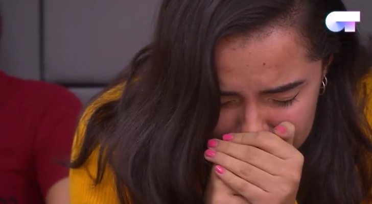 Marta, derrumbada en el repaso de la Gala 5 de 'OT 2018'