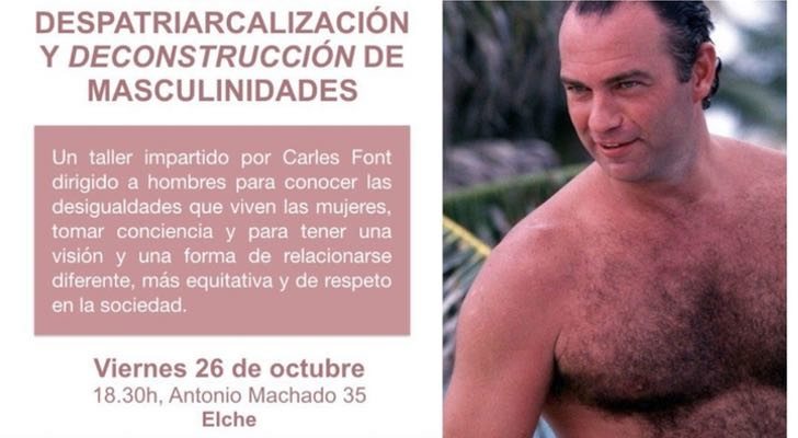 Cartel promocional del taller convocado por Podemos Elx