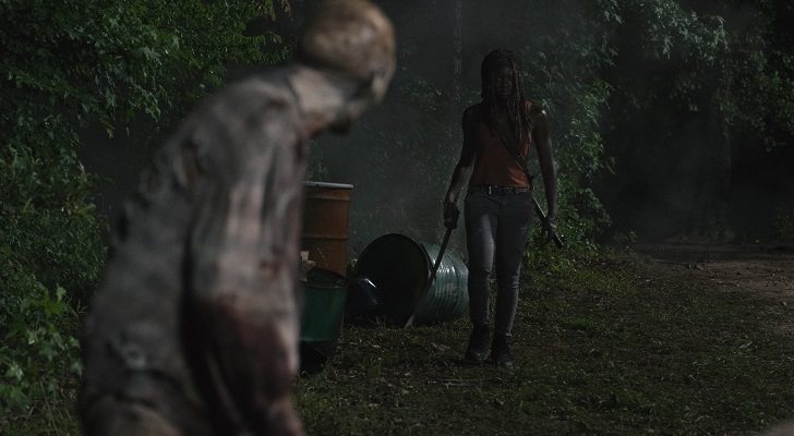Danai Gurira como Michonne en 'The Walking Dead'