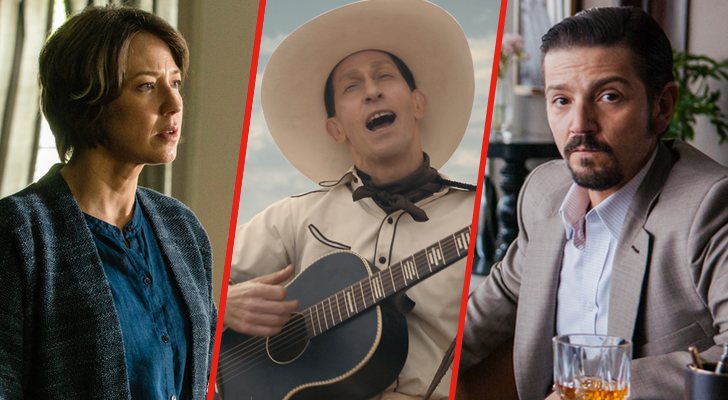 Fotogramas de &#39;The Sinner&#39;, &#39;La balada de Buster Scruggs&#39; y &#39;Narcos: México&#39;