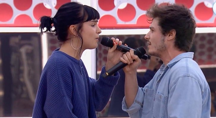 Natalia y Miki en el segundo pase de micros de la Gala 6 de 'OT 2018'