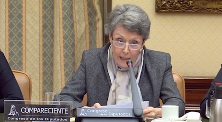 Rosa María Mateo se defiende de las acusaciones de Ramón Moreno en el Congreso