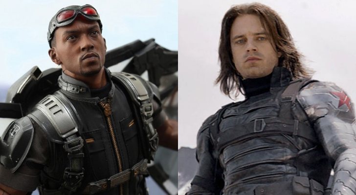 Anthony Mackie y Stebastian Stan como Falcon y Soldado de Invierno