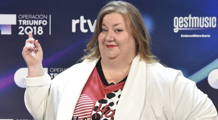 Itziar Castro en la rueda de prensa de presentación de &#39;OT 2018&#39;