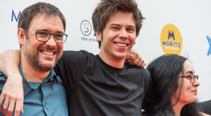 Alexis Barroso junto a Rubius y Lolita Aldea