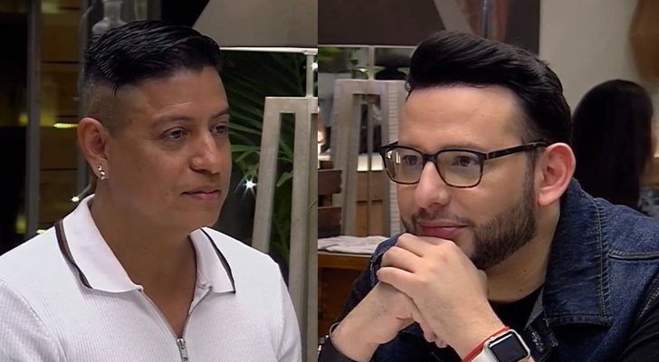 Óscar y Ubaldo en 'First Dates'