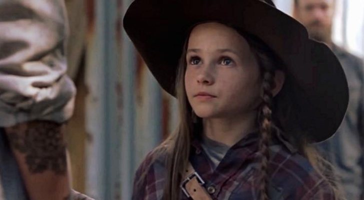 Cailey Fleming como Judith Grimes en la promo del episodio 9x06 de 'The Walking Dead'
