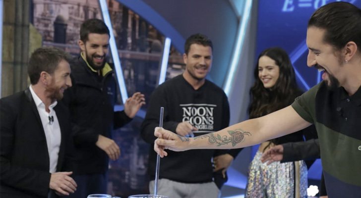 David Broncano, Dani Martín y Rosalía en 'El hormiguero'