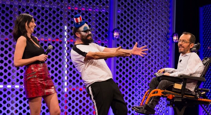 Marta Flich disfrutó del humor en su enfrentamiento con Pablo Echenique