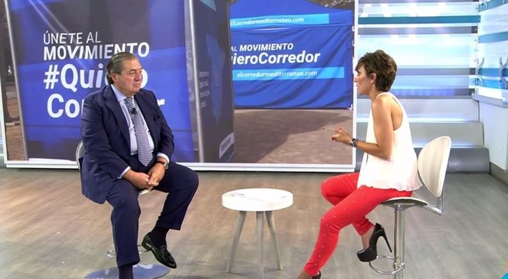 Sonsoles Ónega en 'Ya es mediodía' en un cara a cara