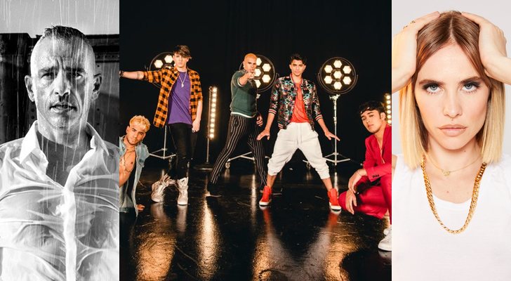 Eros Ramazzotti, CNCO y Brisa Fenoy, en la Gala 7 de 'OT 2018'