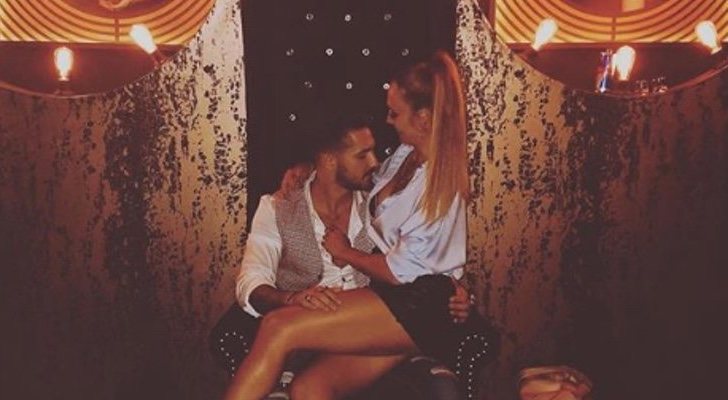 Hugo Paz junto a su nueva pareja