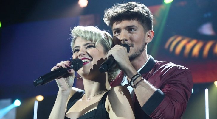Alba Reche y Carlos Right en la Gala 7 de 'OT 2018'