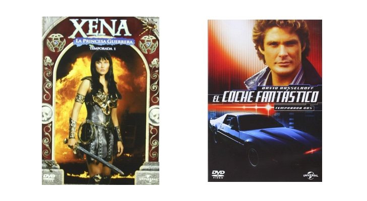 'Xena: la princesa guerrera' y 'El coche fantástico'