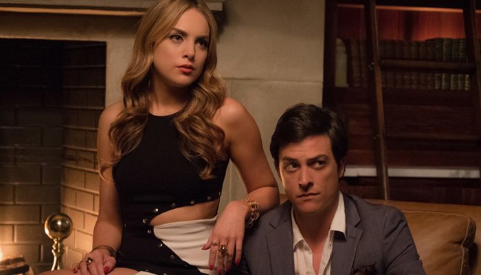 Elizabeth Gillies y James Mackay en &#39;Dinastía&#39;