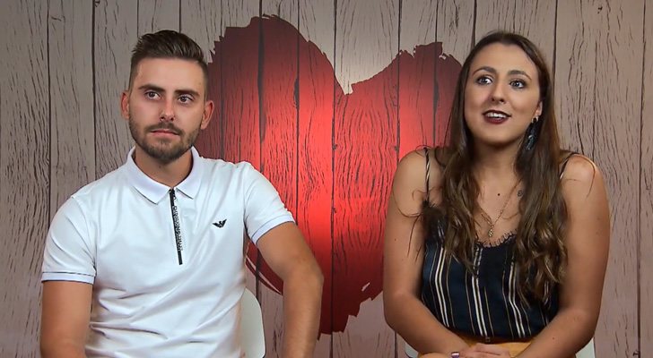 Borja y Virginia al final de su cita en 'First Dates'