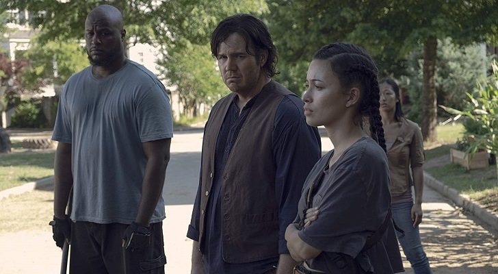 Eugene y Rosita en 'The Walking Dead'
