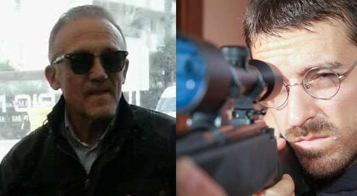 El detenido, Manuel Murillo y el actor Mon Ceballos en 'Una bala para el Rey'