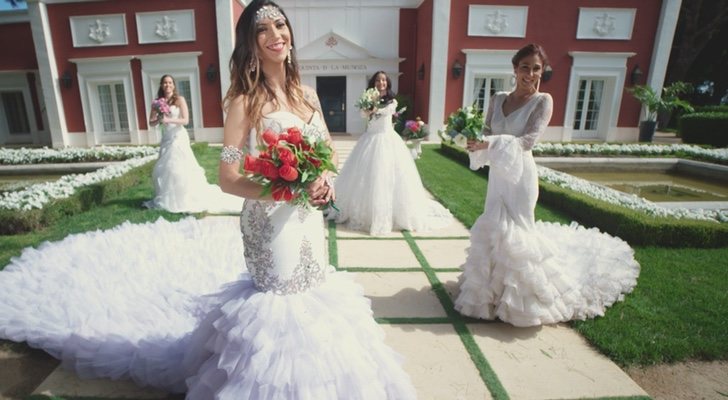 Cuatro de las novias que participan en 'Cuatro Weddings'
