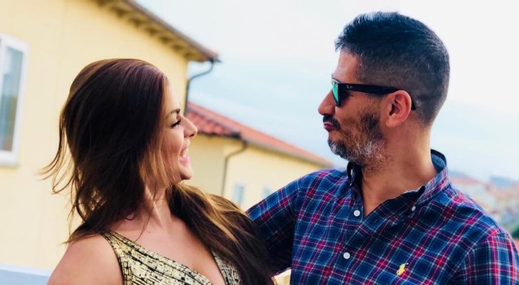 Rebe y Jacobo Eireos en la grabación de la quinta temporada de &#39;Los Gipsy Kings&#39;