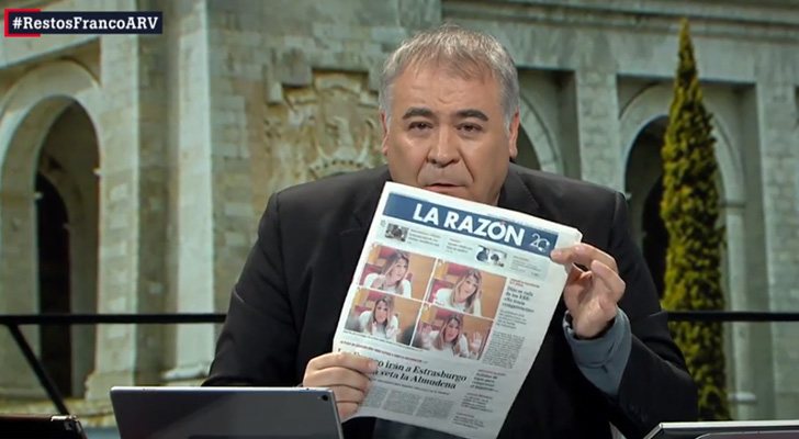 Antonio García Ferreras responde a las declaraciones de la familia Franco en 'Al rojo vivo'