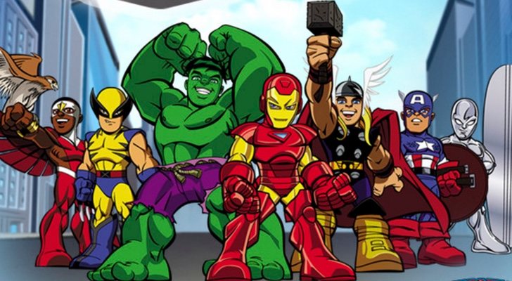 Los particulares héroes de Marvel de 'Super Hero Squad'