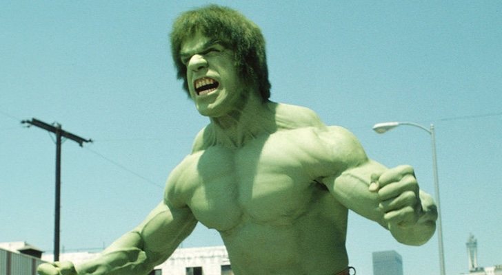 Lou Ferrigno interpreta al gigante esmeralda de Marvel en 'El increíble Hulk'