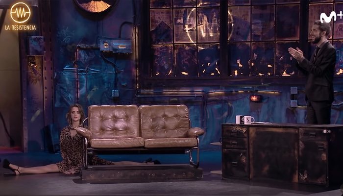 Macarena Gómez dio mucho juego en su visita a 'La resistencia'