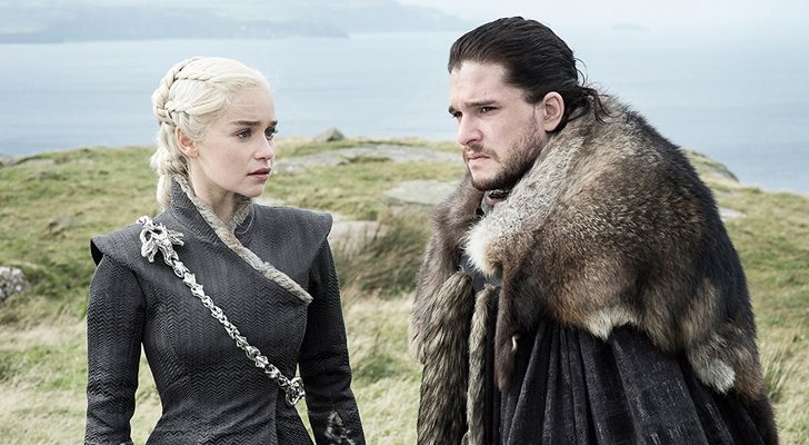 Daenerys Targaryen y Jon Snow en 'Juego de Tronos'