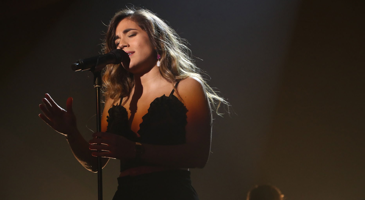 Julia en la Gala 8 de 'OT 2018'