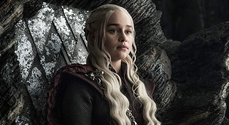 Emilia Clarke como Daenerys Targaryen en 'Juego de Tronos'