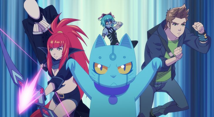 Los protagonistas de 'Virtual Hero'