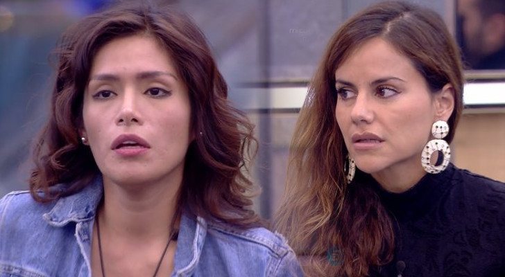 Miriam y Mónica durante la gala de este jueves