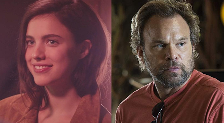 Margaret Qualley y Norbert Leo Butz