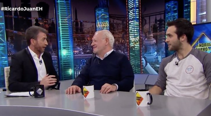 Juan Echanove y Ricardo Gómez en 'El hormiguero'