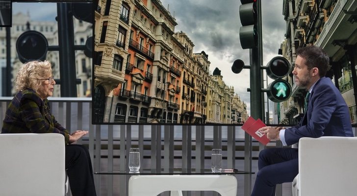 Manuela Carmena en Telemadrid