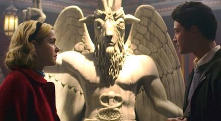 El demonio Baphomet en una escena de &#39;Las escalofriantes aventuras de Sabrina&#39;