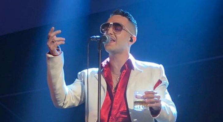 C. Tangana durante su actuación en 'OT 2018'