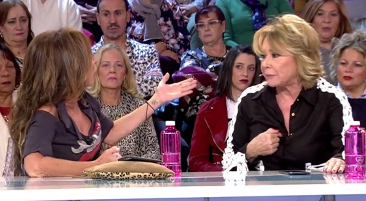 María Patiño y Mila Ximénez en 'Sálvame'