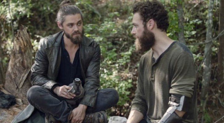 Ross Marquand y Tom Payne en 'Tha Walking Dead'