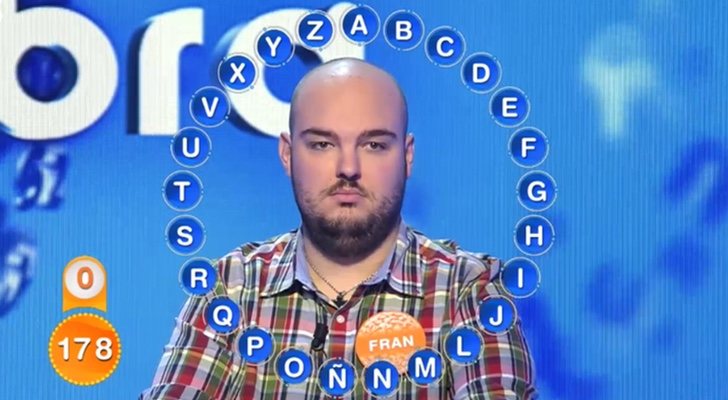 Fran González, concursante de 'Pasapalabra'
