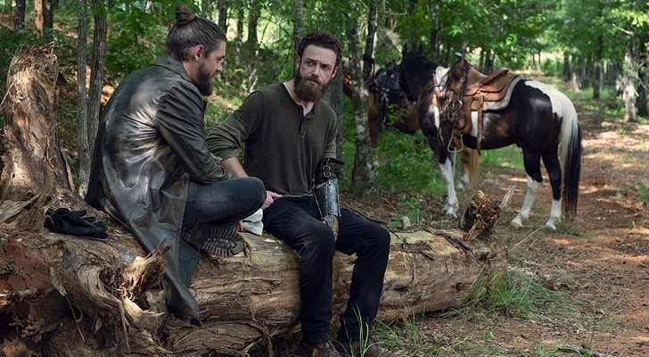 Jesus y Aaron juntos en 'The Walking Dead'