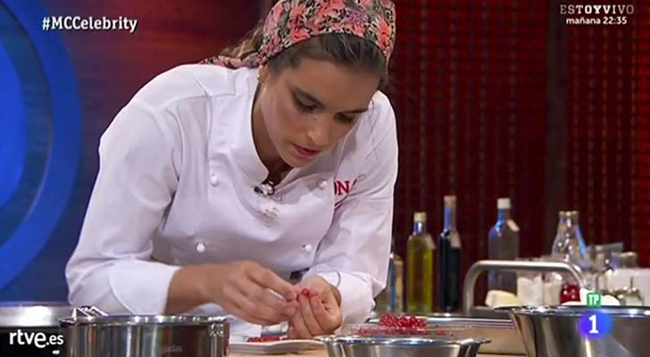 Ona Carbonell en el cocinado final de 'Masterchef Celebrity 3'