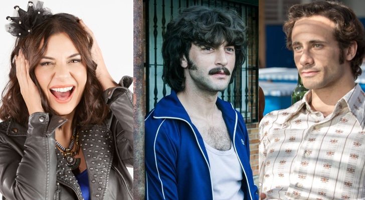 Miren Ibarguren, Javier Rey y Oriol Pla, tres de los nominados en el MiM Series 2018 por sus actuaciones en 'La que se avecina', 'Fariña' y 'El día de mañana', respectivamente