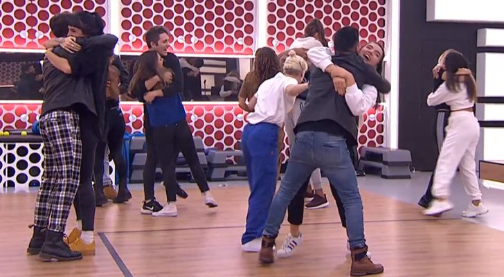 El reencuentro entre los expulsados y los concursantes de 'OT 2018'