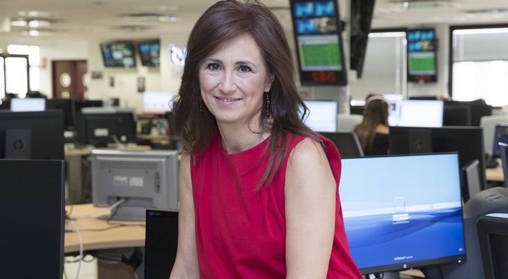 El equipo de Mateo: Begoña Alegría, directora de informativos